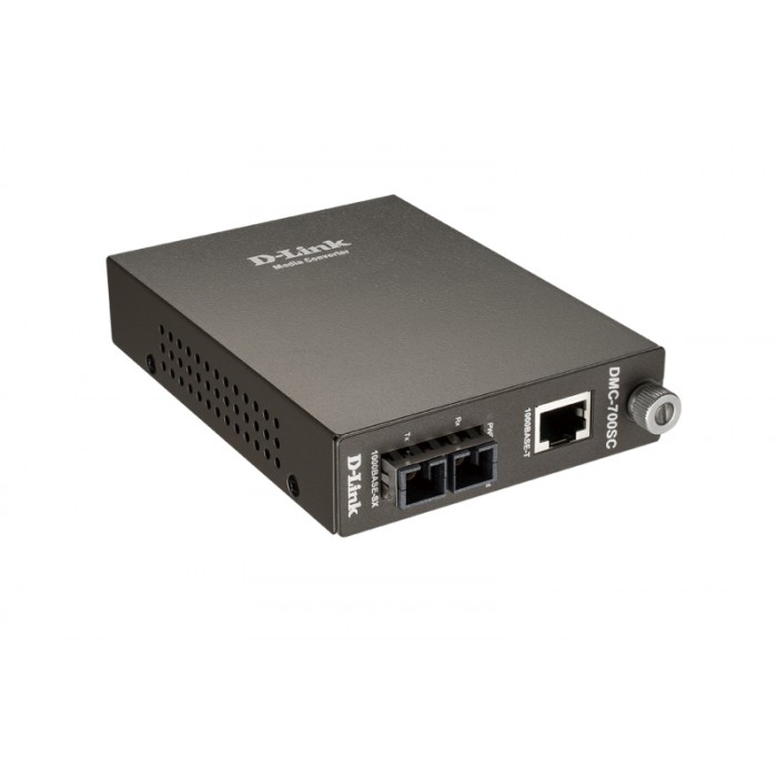 Медіаконвертер D-Link DMC-700SC, 1xGE-1GBaseSX, MM 550м, SC