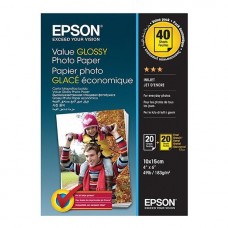 Фотопапір Epson, глянсовий, A6 (10x15), 183 г/м², 40 арк, Value Series (C13S400044)