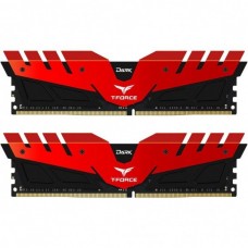 Пам'ять 8Gb x 2 (16Gb Kit) DDR4, 3000 MHz, Team T-Force Dark, Black/Red (TDRED416G3000HC16CDC01)