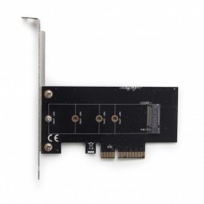 Плата-адаптер Gembird, PCI-E 4x, для 1xSSD M.2 (ключ M и ключ B) (PEX-M2-01)