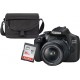 Дзеркальний фотоапарат Canon EOS 2000D + об'єктив 18-55 IS II + сумка SB130 + картка пам'яті SD16GB