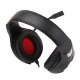 Наушники Marvo HG8928 Black/Red, Red-LED, микрофон, Mini jack (3.5 мм), накладные, кабель 2 м