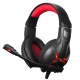 Навушники Marvo HG8928 Black/Red, Red-LED, мікрофон, Mini jack (3.5 мм), накладні, кабель 2 м