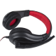 Наушники Marvo H8320 Black-Red, микрофон, Mini jack (3.5 мм), накладные, кабель 1.80 м