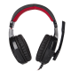 Навушники Marvo H8329 Black-Red, мікрофон, Mini jack (3.5 мм), накладні, кабель 2.10 м