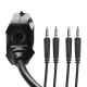 Наушники Marvo HG9049 Black, 7colors-LED, микрофон, звук 7.1, USB, накладные, кабель 2.20 м
