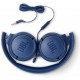 Навушники JBL Tune 500, Blue, 3.5 мм, мікрофон (JBLT500BLU)