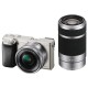 Фотоаппарат Sony Alpha 6000 + 16-50 + 55-210mm kit Silver (ILCE6000YS.CEC)