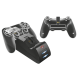 Зарядное устройство Trust GXT 245, Black, для 2-ух геймпадов PS4 DualShock (21301)