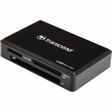 Картридер зовнішній Transcend RDC8, Black, USB 3.1, для SD / microSD / CompactFlash (TS-RDC8K2)