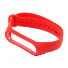 Силиконовый браслет для Mi band 3/4 original design, Red