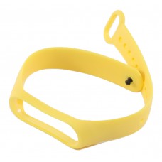 Силиконовый браслет для Mi band 3/4 original design, Yellow