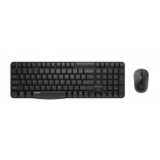 Комплект бездротовий Rapoo X1800S Black, Optical, клавіатура+миша