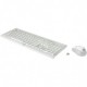 Комплект бездротовий HP C2710, White, Optical, клавіатура + миша, 1600 dpi (M7P30AA)