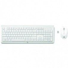 Комплект беспроводной HP C2710, White, Optical, клавиатура + мышь, 1600 dpi (M7P30AA)