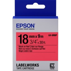 Картридж Epson LK5RBP, Black/Red, 18 мм / 9 м, пастельна стрічка (C53S655002)