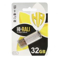 USB Flash Drive 32Gb Hi-Rali Stark series Silver, HI-32GBSTSL