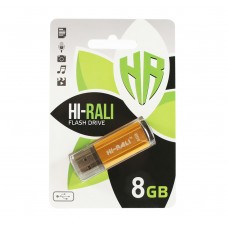 USB Flash Drive 8Gb Hi-Rali Stark series Gold, HI-8GBSTGD