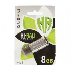 USB Flash Drive 8Gb Hi-Rali Stark series Silver, HI-8GBSTSL