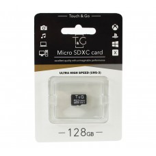Карта памяти microSDXC, 128Gb, Class10 UHS-3, T&G, без адаптера (TG-128GBSD10U3-00)