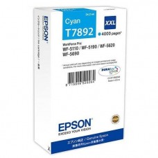 Картридж Epson T7892, Cyan, WorkForce Pro WF-5110DW/WF-5620DWF, 34.2 мл (C13T789240)