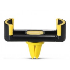 Автодержатель для телефона Remax Fashion RM-C17 Black-Yellow зажим, крепление дефлектор воздуховода