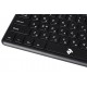 Клавиатура беспроводная 2E KT100, Black, со встроенным тачпадом, USB, до 10 м, 2xAAA (2E-KT100WB)