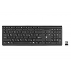 Клавіатура бездротова 2E KS210, Black, USB, до 10 м, 1xAA (2E-KS210WB)