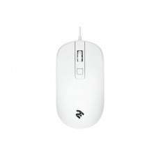 Миша 2E MF110, White, USB, оптична, 800/1200/2400/3200 dpi, 4 кнопки, 1.2 м (2E-MF110UW)