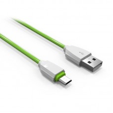 Кабель USB <-> microUSB, LDNIO, Green, 1 м (LS07)