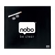 Доска Nobo Diamond, магнитно-маркерная, стеклянная, Black, 300 x 300 мм (1903950)