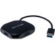 Концентратор USB 3.0 Grand-X Travel 4 порти, 480 МБ/с (GH-415)