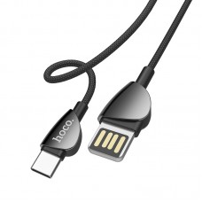Кабель USB <-> USB Type-C, Hoco Simpel, Black, 1 м (U62)