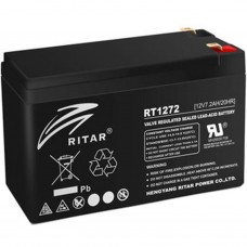 Батарея для ДБЖ 12В 7.2Ач AGM Ritar RT1272B / 12V 7.2Ah / 151х65х94 мм