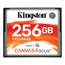 Карта памяти CompactFlash, 256Gb, Kingston Canvas Focus, R150 / W130 MB/s (CFF/256GB)