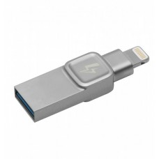 USB 3.1 / Lightning Flash Drive 128Gb, Kingston DataTraveler Bolt Duo, Silver (C-USB3L-SR128-EN)