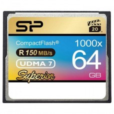 Карта пам'яті CompactFlash, 64Gb, Silicon Power Superior, 1000x (SP064GBCFC1K0V10)