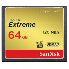 Карта пам'яті CompactFlash, 64Gb, SanDisk Extreme, R120/W85 MB/s (SDCFXSB-064G-G46)