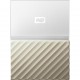 Внешний жесткий диск 1Tb Western Digital My Passport Ultra, White/Gold, 2.5