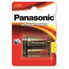 Батарейка 2CR5, літієва, Panasonic, 1 шт, 6V, Blister (2CR-5L/1BP)