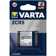 Батарейка 2CR5, литиевая, Varta , 1 шт, 6V, Blister (06203301401)