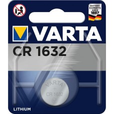 Батарейка CR1632, литиевая, Varta, 1 шт, 3V, Blister (06632101401)