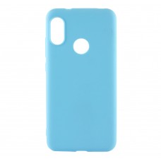 Накладка силиконовая для смартфона Xiaomi Mi A2 Lite / Redmi 6 Pro, Soft case matte Blue