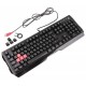 Клавіатура A4tech Bloody Q135 Black, USB, ігрова, мультимедійна