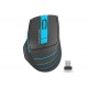 Мышь A4Tech Fstyler FG30 2000dpi Grey+Blue, USB, Wireless