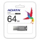 USB Flash Drive 64Gb ADATA UV250, Silver/Black, металлический корпус (AUV250-64G-RBK)