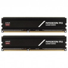 Пам'ять 8Gb x 2 (16Gb Kit) DDR4, 2800 MHz, AMD Radeon R9 Gamer, Black (R9S416G2806U2K)