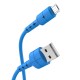 Кабель USB <-> microUSB, Hoco Star, Blue, 1 м (X30)
