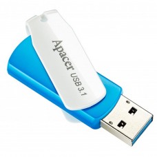 Флеш накопичувач USB 64Gb Apacer AH357, Blue/White, USB 3.2 Gen 1 (AP64GAH357U-1)