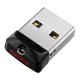 USB Flash Drive 64Gb SanDisk Cruzer Fit, Black, компактный размер (SDCZ33-064G-G35)